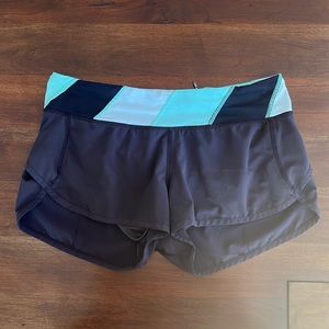 lululemon low rise speed up short 2.5"